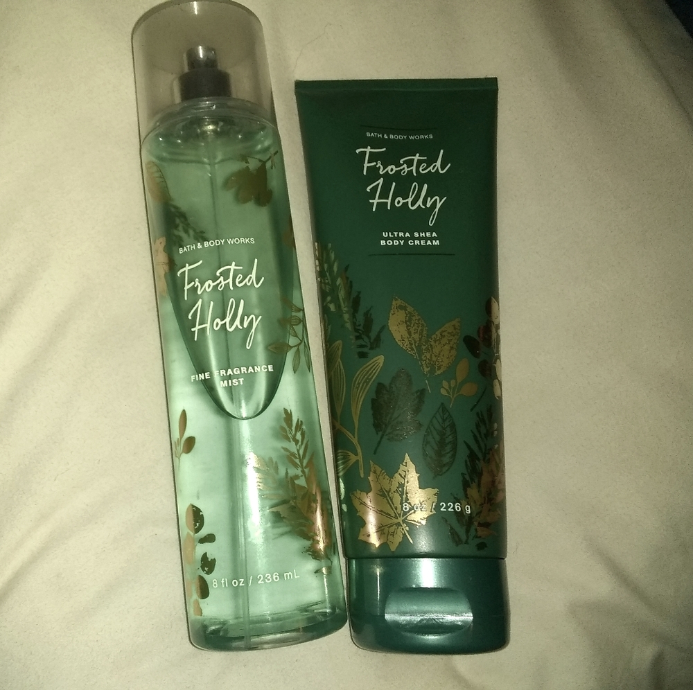 Frosted holly bath and body works